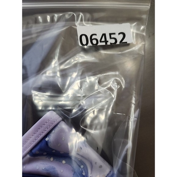 Under Armour One Piece Swimsuit Girls 16 Nebula Purple Waves NEW - Picture 6 of 6